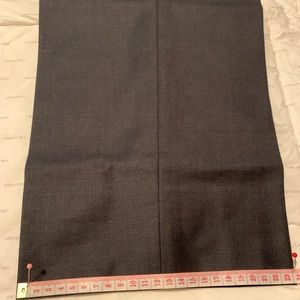 Updated w/measures; Calvin Klein suit 50L; #87; color: drk gray w/gray buttons.